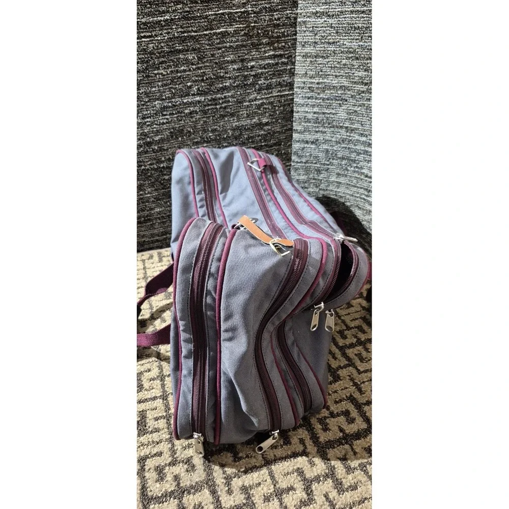 Florentine USA Made‎ Garment Bag Travel Duffel Multi Zip Vintage
